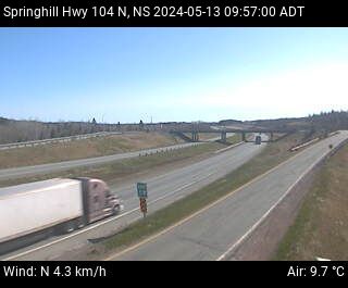 Springhill, Nova Scotia Highway / Canada